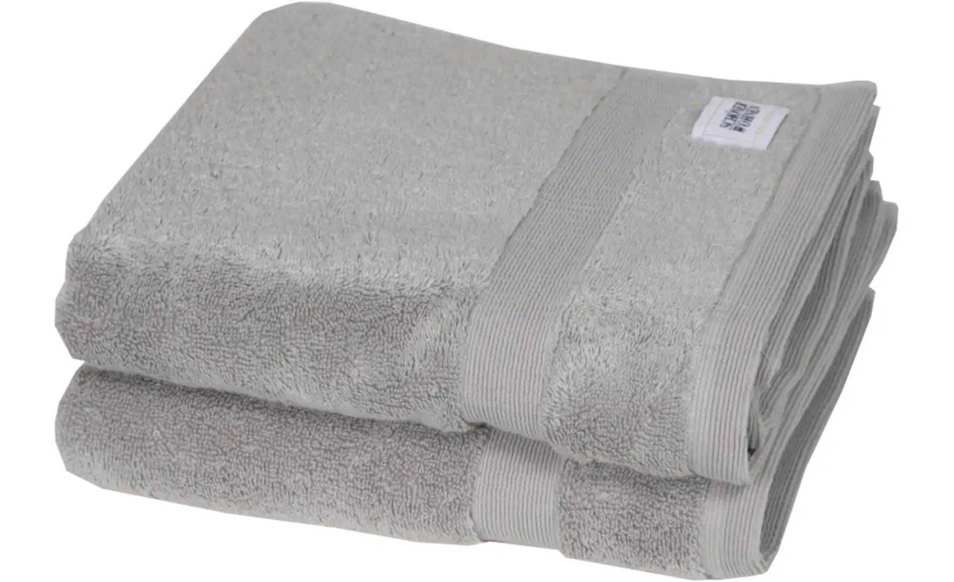 SCHÖNER WOHNEN Kollektion Handtuch 2er-Set   ¦ grau ¦ Maße (cm): B: 50 H: 1 Badtextilien > Handtuch-Sets - Höffner