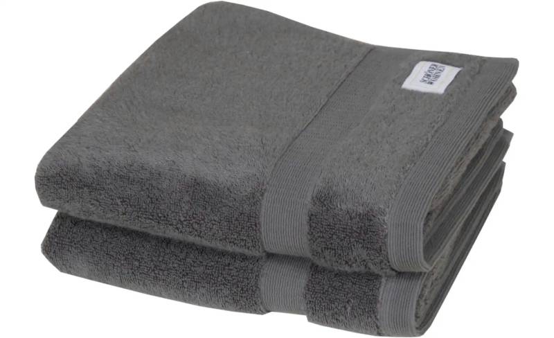 SCHÖNER WOHNEN Kollektion Handtuch 2er-Set   ¦ grau ¦ Maße (cm): B: 50 H: 1 Badtextilien > Handtuch-Sets - Höffner