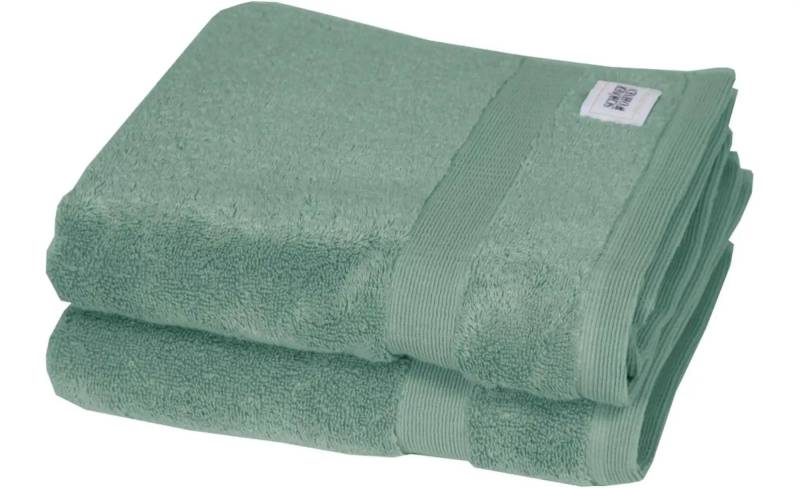 SCHÖNER WOHNEN Kollektion Handtuch 2er-Set   ¦ grün ¦ Maße (cm): B: 50 H: 1 Badtextilien > Handtuch-Sets - Höffner