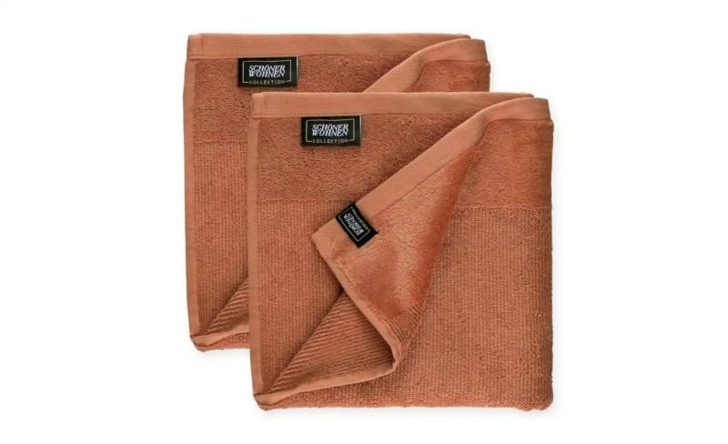 SCHÖNER WOHNEN Kollektion Handtuch 2er-Set   ¦ rot ¦ Maße (cm): B: 50 H: 1,5 Heimtextilien > Badtextilien und Zubehör > Handtücher - Möbel Kraft