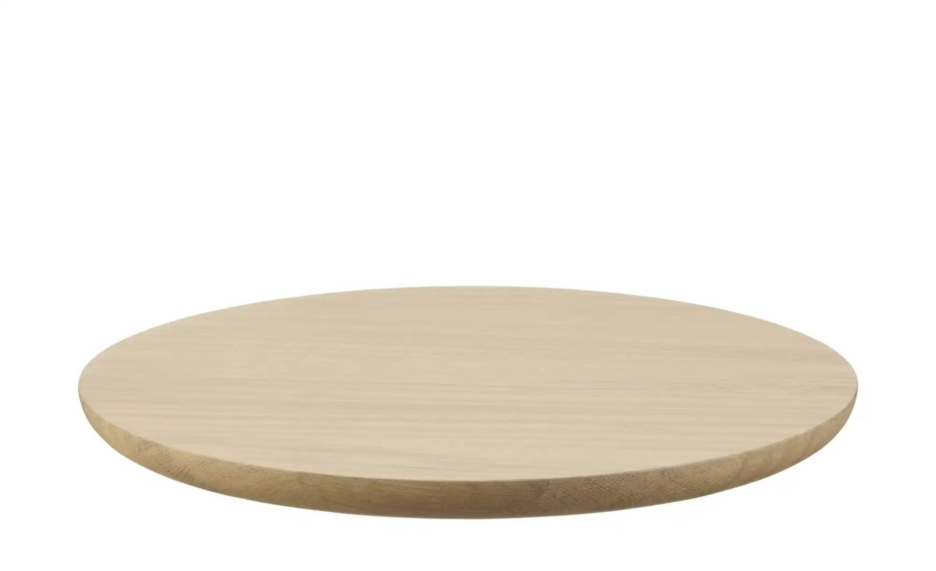 SCHÖNER WOHNEN Kollektion Tablett  Henri ¦ holzfarben ¦ Holz ¦ Maße (cm): H: 3  Ø: 40.0 Küchenzubehör & Helfer > Tabletts & Etageren - Möbel Kraft