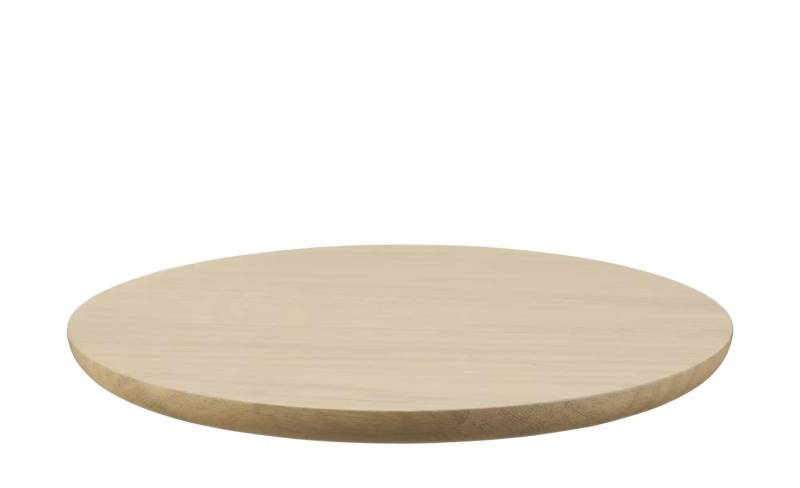 SCHÖNER WOHNEN Kollektion Tablett  Henri ¦ holzfarben ¦ Holz ¦ Maße (cm): H: 3  Ø: 40.0 Küchenzubehör & Helfer > Tabletts & Etageren - Möbel Kraft