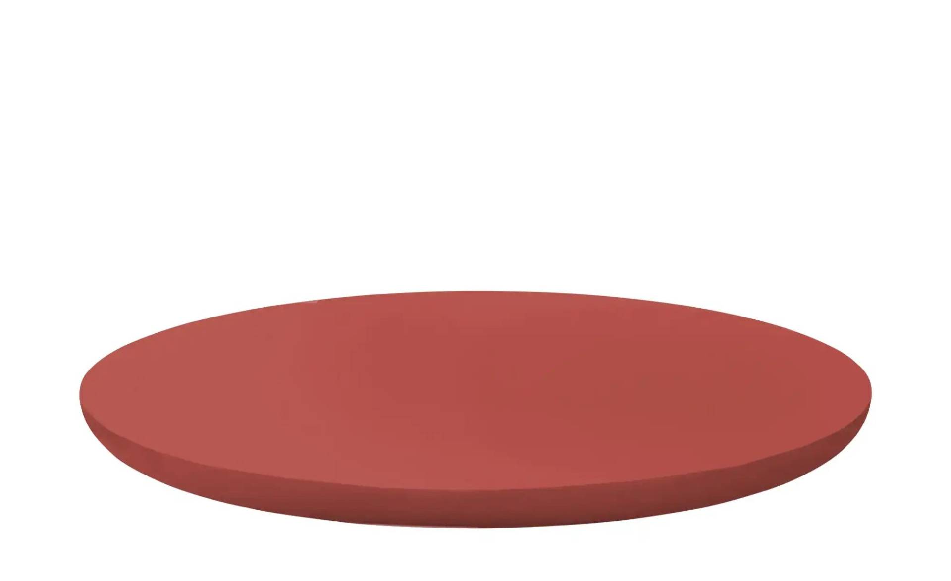 SCHÖNER WOHNEN Kollektion Tablett  Henri ¦ rot ¦ Holz ¦ Maße (cm): H: 3  Ø: 40.0 Küchenzubehör & Helfer > Tabletts & Etageren - Möbel Kraft
