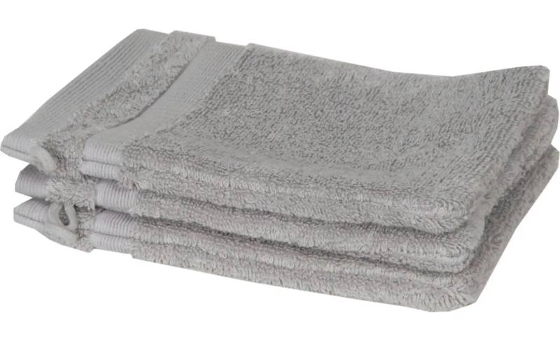 SCHÖNER WOHNEN Kollektion Waschhandschuh 3er-Set   ¦ grau ¦ Maße (cm): B: 16 H: 0,5 Badtextilien > Handtücher & Badetücher > Waschhandschuhe & Seiftücher - Höffner