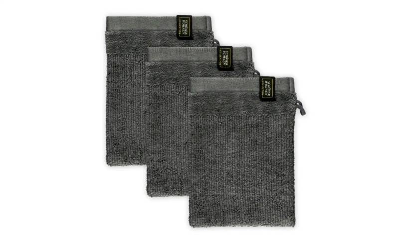 SCHÖNER WOHNEN Kollektion Waschhandschuh 3er-Set   ¦ grau ¦ Maße (cm): B: 16 H: 1 Badtextilien > Handtücher & Badetücher > Waschhandschuhe & Seiftücher - Höffner