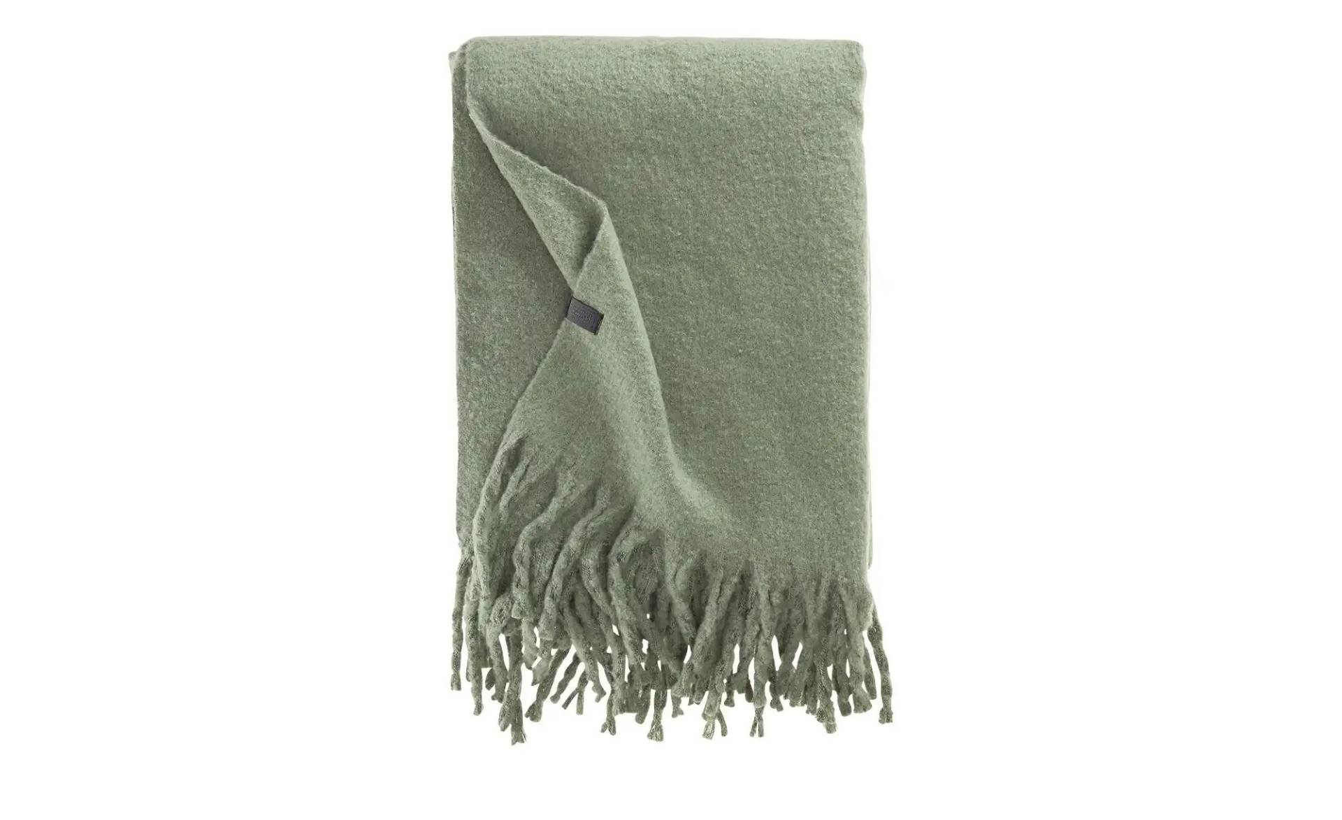 SCHÖNER WOHNEN Kollektion Wohndecke  Plenty ¦ grün ¦ Synthetik ¦ Maße (cm): B: 140 Heimtextilien > Kuscheldecken - Möbel Kraft