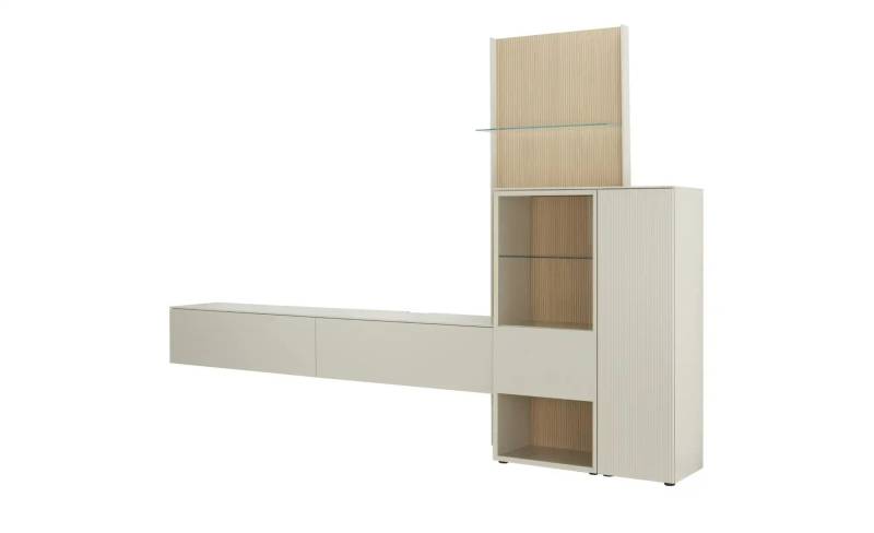 SCHÖNER WOHNEN Kollektion Wohnkombination  Amaya ¦ grau ¦ Maße (cm): B: 340 H: 234 T: 45.0 Kommoden & Sideboards > Wohnwände - Möbel Kraft