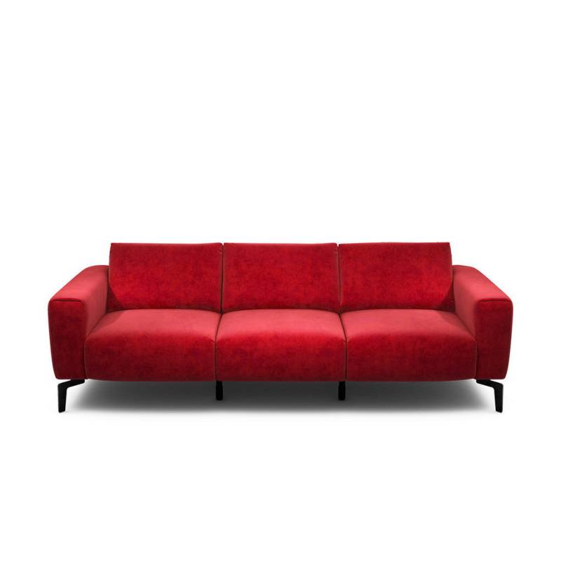 SENSOO 3-SITZER-SOFA Rot