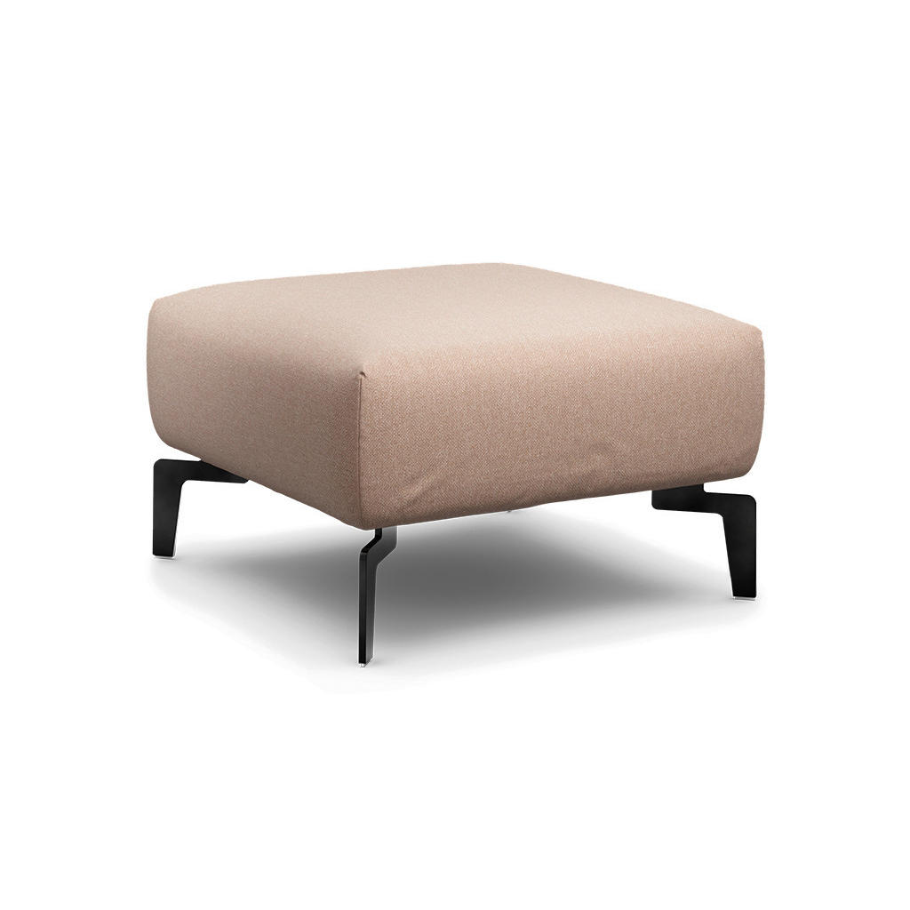 Sensoo Hocker Cosy, Rosa, Textil, 70x70x46 cm, Stoffauswahl, Wohnzimmer, Hocker, Sitzhocker von SENSOO