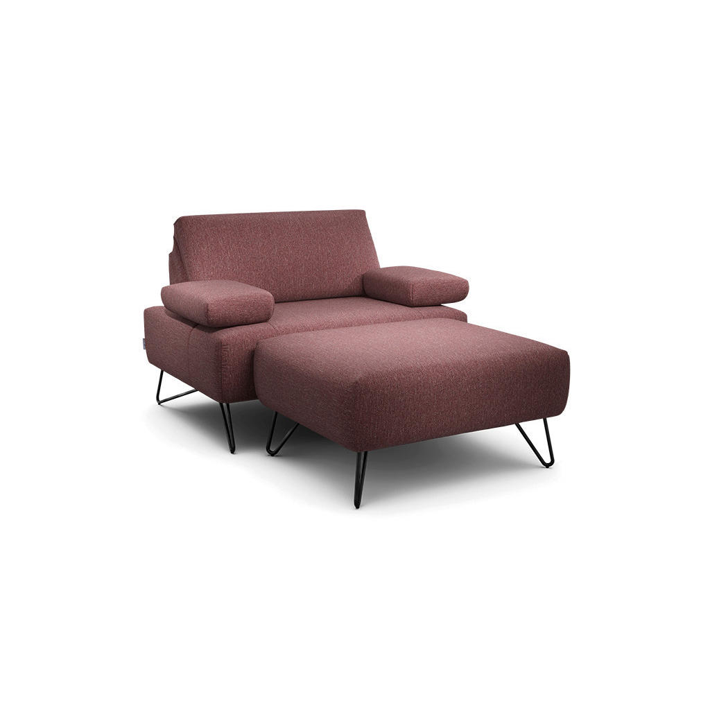 Sensoo Sesselset Cosy, Rot, Textil, 114-142x85x86-94 cm, Stoffauswahl, Wohnzimmer, Sessel, Relaxsessel Sensoo Sesselset Cosy, Rot, Textil, 114-142x85x86-94 cm, Stoffauswahl, Wohnzimmer, Sessel, Relaxsessel von SENSOO