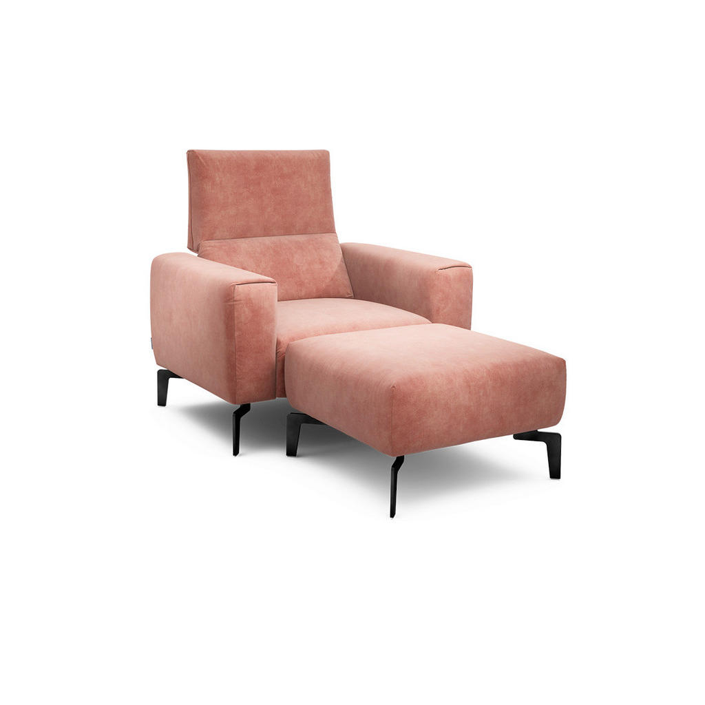 Sensoo Sessel Cosy, Rosa, Textil, 110x85x86-94 cm, Stoffauswahl, Wohnzimmer, Sessel, Relaxsessel Sensoo Sessel Cosy, Rosa, Textil, 110x85x86-94 cm, Stoffauswahl, Wohnzimmer, Sessel, Relaxsessel von SENSOO