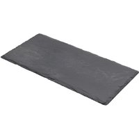 SERVIERPLATEAU Servierplatte Tischset Platzset ca. 30 x 15 cm Schiefer Dunkelgrau