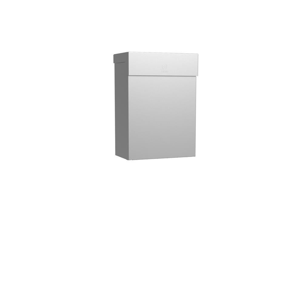 SHOPPERBOX Design Paketbox RAL 9006 Weißaluminium matt von eSafe