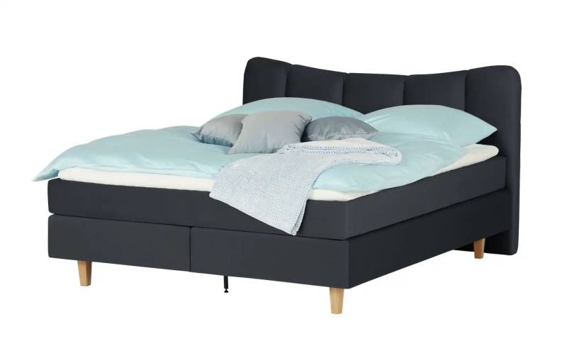 Boxspringbett  Dalur ¦ schwarz ¦ Maße (cm): B: 200 H: 110 Betten > Boxspringbetten > Boxspringbetten 200x200 - Höffner