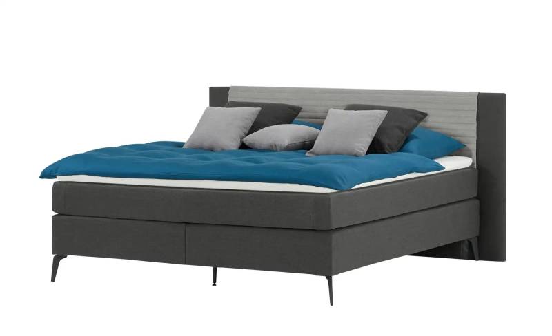 Boxspringbett  Synda ¦ grau ¦ Maße (cm): B: 200 H: 107 Betten > Boxspringbetten > Boxspringbetten 180x200 - Höffner
