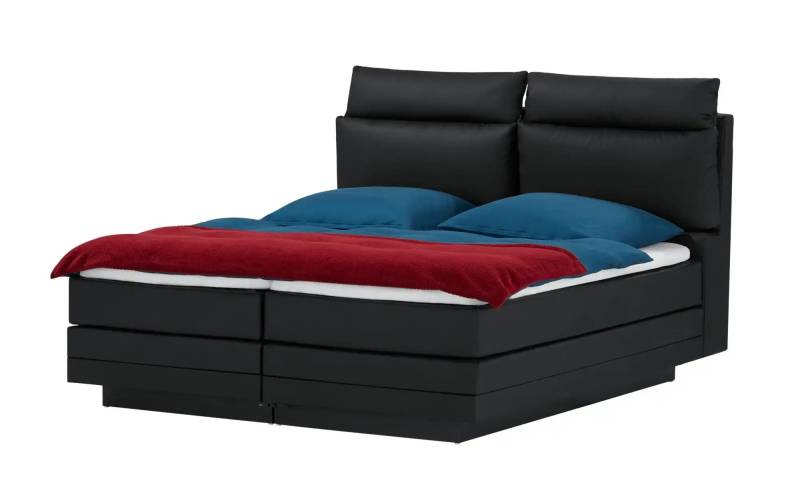 Motor-Boxspringbett  Hardego ¦ schwarz ¦ Maße (cm): B: 140 H: 118 Betten > Einzelbetten - Höffner
