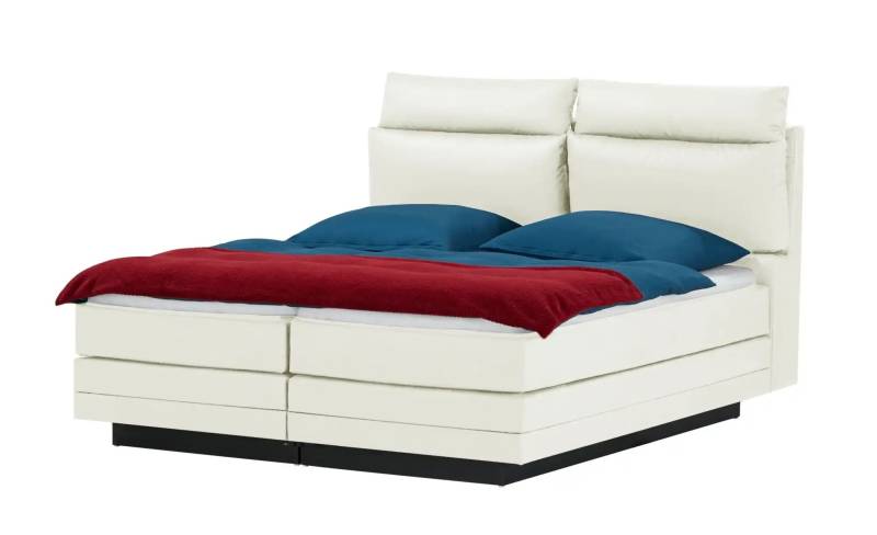 Motor-Boxspringbett  Hardego ¦ weiß ¦ Maße (cm): B: 200 H: 118 Betten > Boxspringbetten > Boxspringbetten 200x200 - Höffner