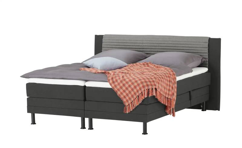 Motor-Boxspringbett  Synda ¦ grau ¦ Maße (cm): B: 160 H: 107 Betten > Einzelbetten - Höffner