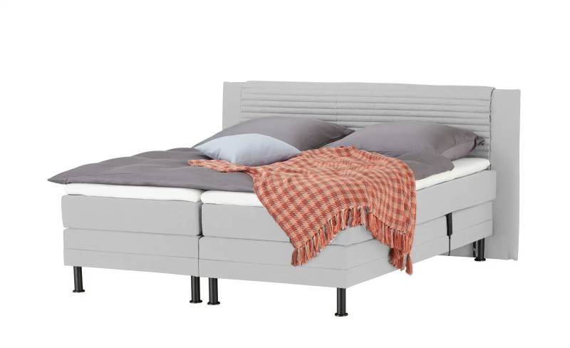 Motor-Boxspringbett  Synda ¦ grau ¦ Maße (cm): B: 180 H: 107 Betten > Boxspringbetten > Boxspringbetten 160x200 - Höffner