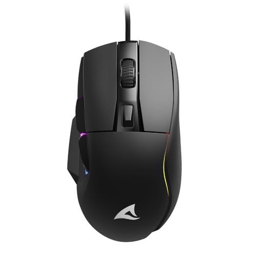 Sharkoon Skiller SGM35 Black, Optical Gaming Maus, RGB, PBT Button von Sharkoon