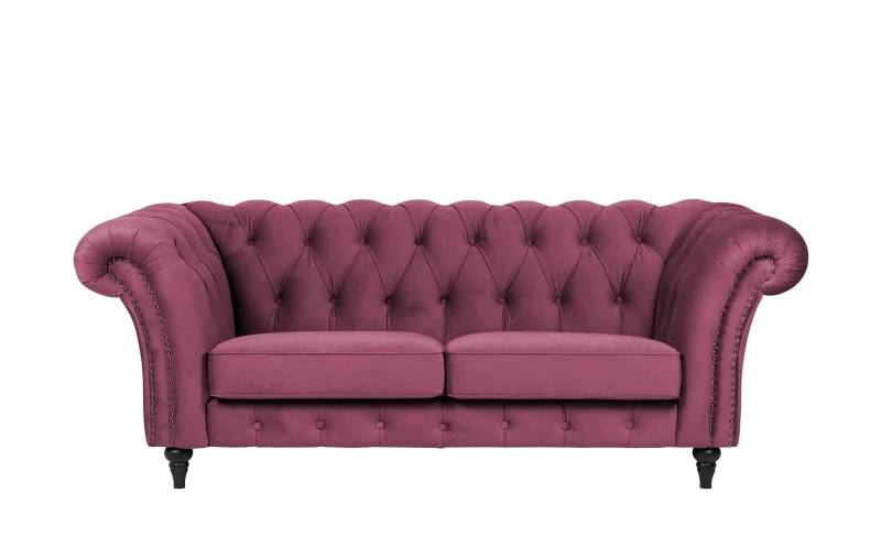 SOHO Einzelsofa  Churchill ¦ lila/violett ¦ Maße (cm): B: 212 H: 79 T: 100.0 Polstermöbel > Sofas > 2-Sitzer - Möbel Kraft