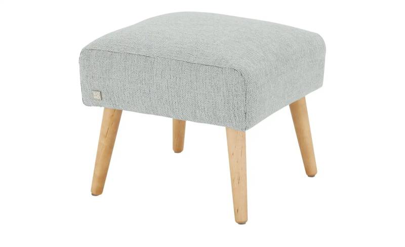 SOHO Polsterhocker  Jolyn ¦ grau ¦ Maße (cm): B: 49 H: 45 T: 49.0 Polstermöbel > Hocker - Möbel Kraft