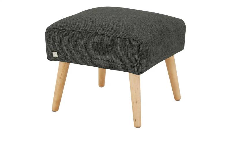 SOHO Polsterhocker  Jolyn ¦ grau ¦ Maße (cm): B: 49 H: 45 T: 49.0 Polstermöbel > Hocker - Möbel Kraft
