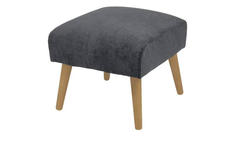 SOHO Polsterhocker  Jolyn ¦ grau ¦ Maße (cm): B: 49 H: 45 T: 49.0 Polstermöbel > Hocker - Möbel Kraft