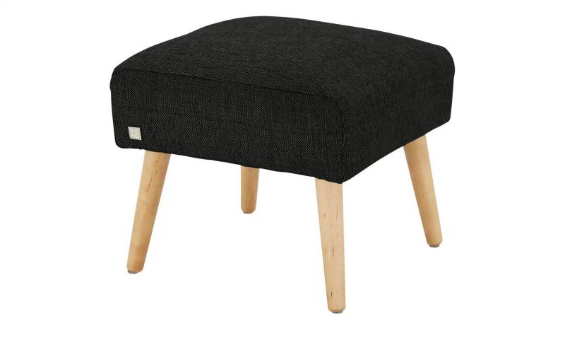 SOHO Polsterhocker  Jolyn ¦ schwarz ¦ Maße (cm): B: 49 H: 45 T: 49.0 Polstermöbel > Hocker - Möbel Kraft