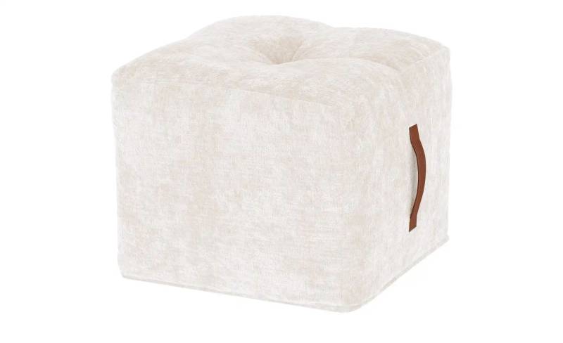 SOHO Polsterhocker  Praline ¦ creme ¦ Maße (cm): B: 47 H: 42 T: 47.0 Polstermöbel > Hocker - Möbel Kraft