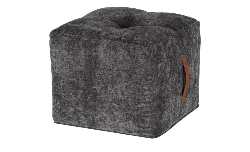 SOHO Polsterhocker  Praline ¦ grau ¦ Maße (cm): B: 47 H: 42 T: 47.0 Polstermöbel > Hocker - Möbel Kraft