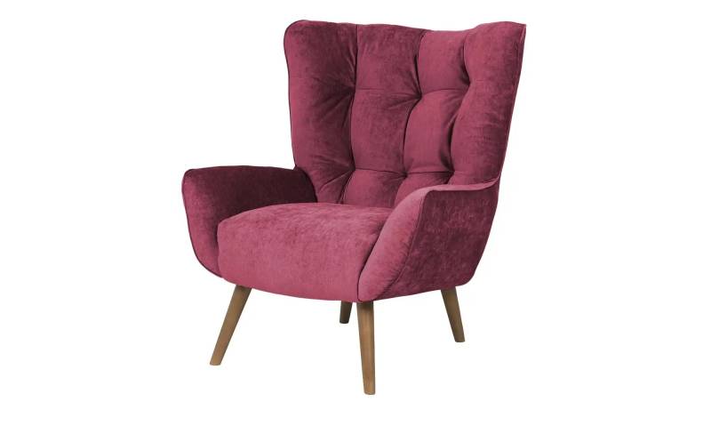 SOHO Polstersessel  Jolyn ¦ rot ¦ Maße (cm): B: 87 H: 100 T: 86.0 Polstermöbel > Sessel > Ohrensessel - Möbel Kraft