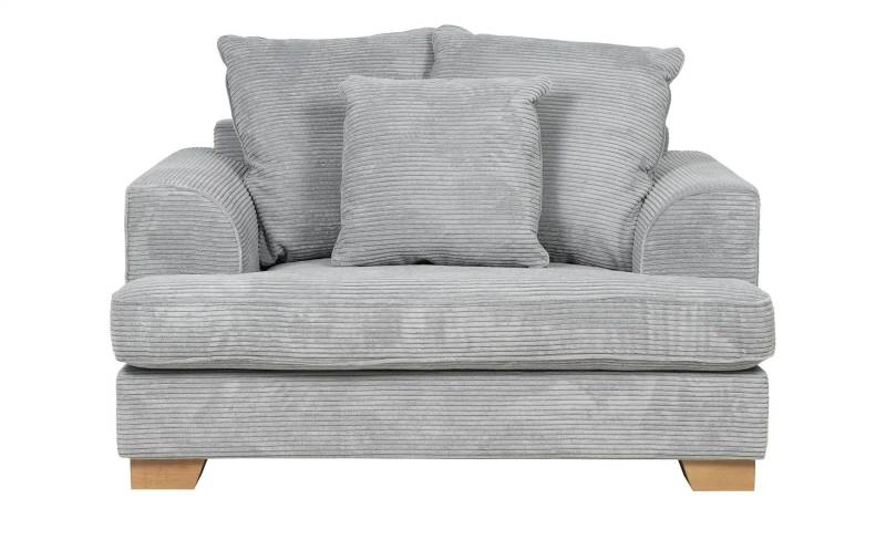 SOHO Sessel  Franka ¦ grau ¦ Maße (cm): B: 136 H: 87 T: 103.0 Polstermöbel > Sessel > Lounge Sessel - Möbel Kraft