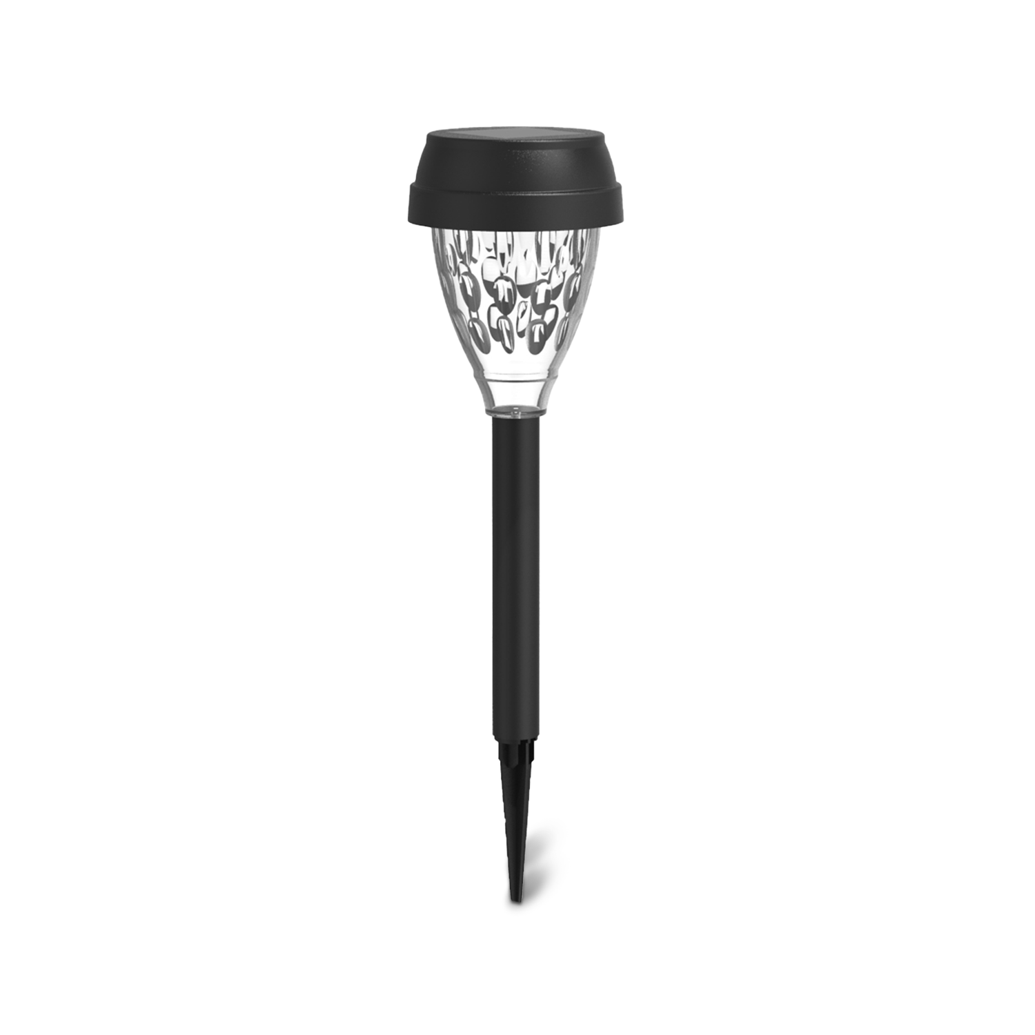 SOLAR LED Gartenleuchte Erdspieß schwarz Wasserschutz IP44