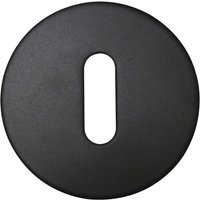 Solido - Schlüsselrosette flach bb, rund, Edelstahl schwarz von SOLIDO
