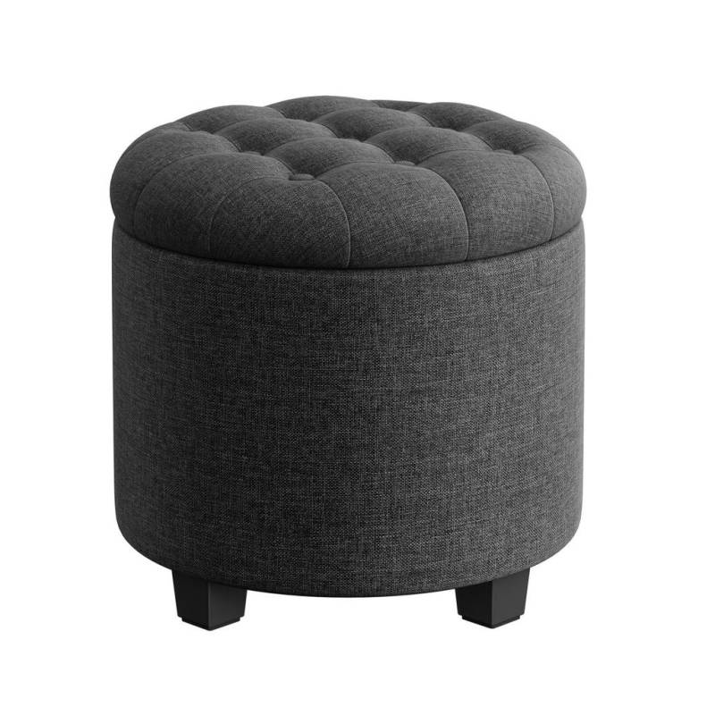 SONGMICS SITZHOCKER Dunkelgrau