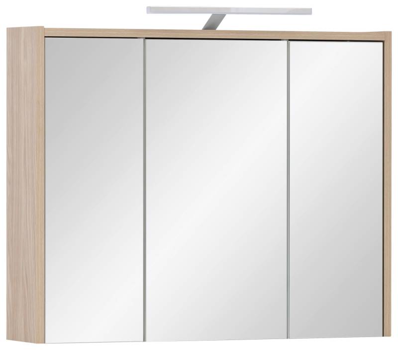 Spiegelschrank Flag mit LED ca. 75x64 cm Eiche Spiegelschrank Flag mit LED ca. 75x64 cm Eiche