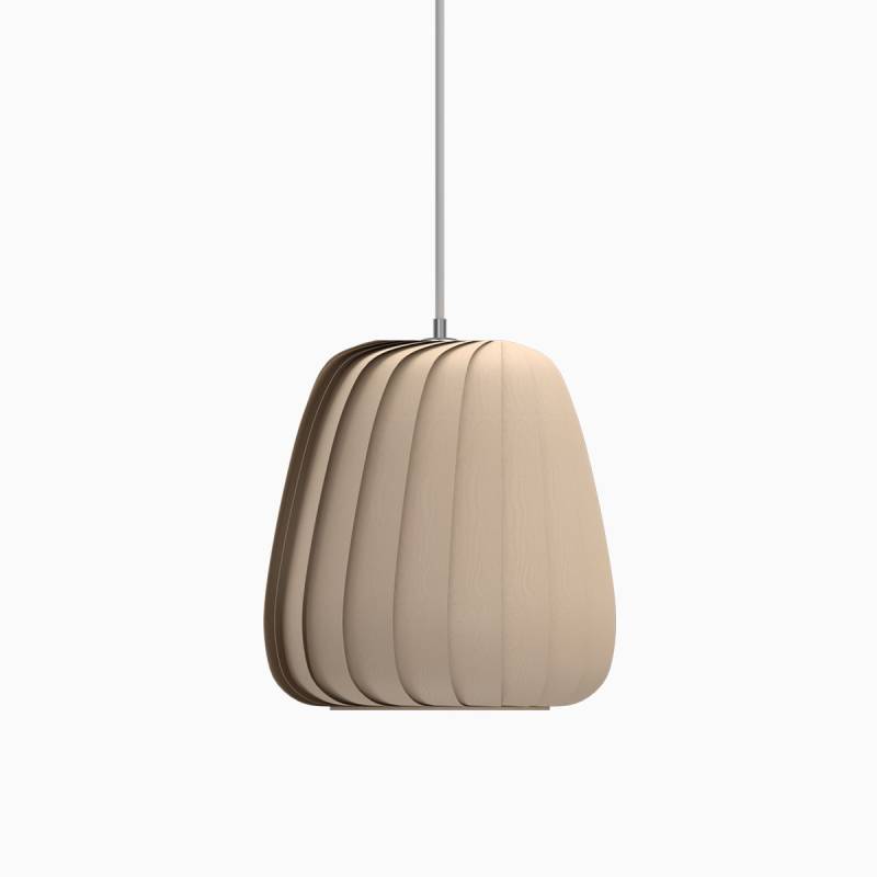 ST906 Pendelleuchte, Birke Natur, Ø: 23 cm, H: 27 cm