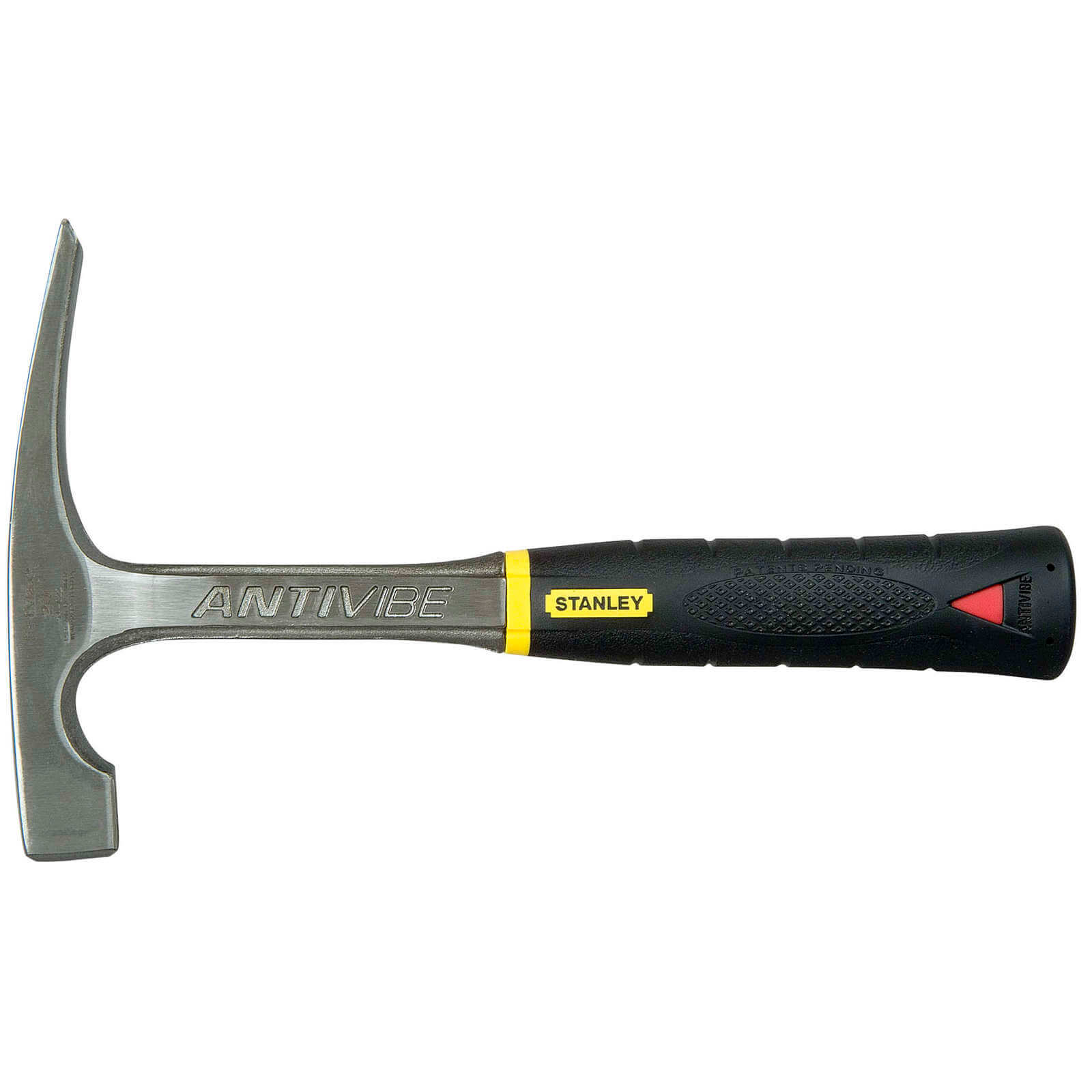 STANLEY Maurerhammer 1-54-022 ANTIVIBE Vibrationsdämpfung 570 g  mit 22 mm Kopf, kompletter Hammer aus einem Stück geschmiedet