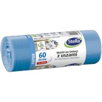 Stella Müllsäcke mit Griffen zur Mülltrennung PAPIER 60L 14 Stück blau Stella Müllsäcke mit Griffen zur Mülltrennung PAPIER 60L 14 Stück blau