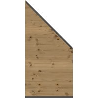 SYSTEM HOLZ Thermo Massiv Zaun-Anschluss-Set 91 x 184 auf 94 cm