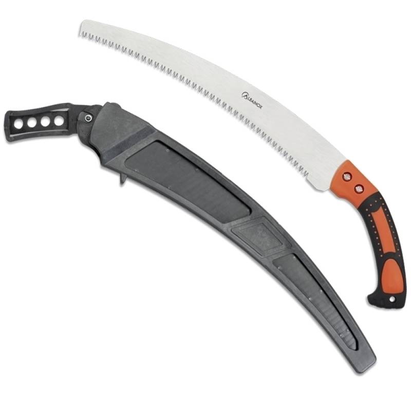 Säge orange 34cm Klinge Baumsäge Handsäge mit Etui