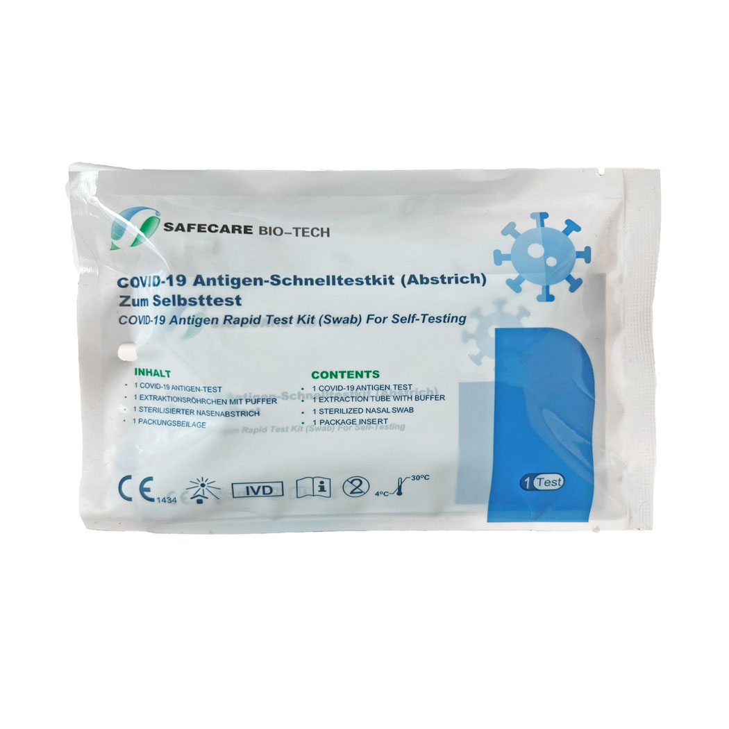 Safecare Bio-Tech COV-19, Laientest, Antigen Schnelltest 1er-Pack von Montagestore