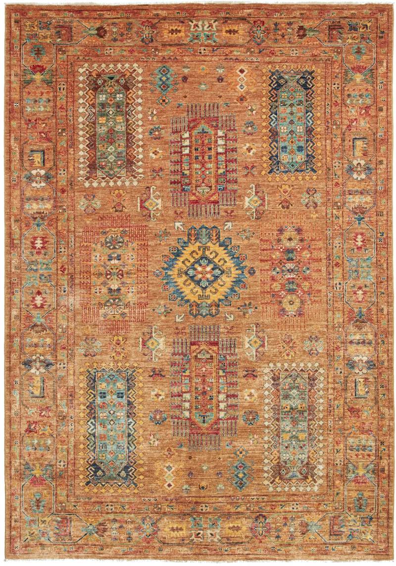 Samarkand Teppich 170x240 Braun (Pakistan) Handgeknüpft