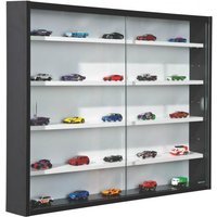 Sammler-Vitrine COLLECTY  von Interlink Möbelbauplatte schwarz