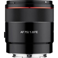 Samyang AF 75mm F1.8 FE Sony E 22973 Tele-Objektiv f/1.8 - 22 75mm (max) von Samyang