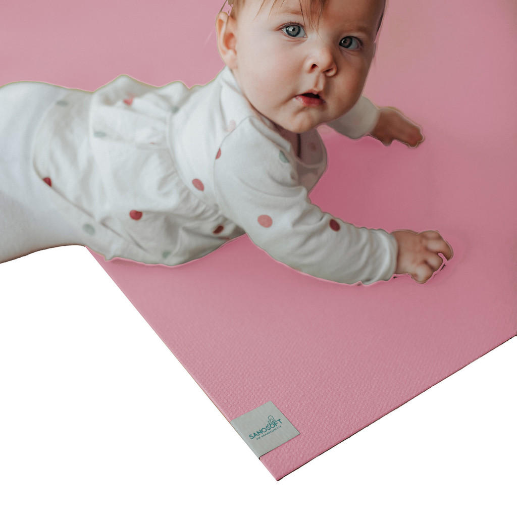 Sanosoft Krabbelmatte, Rosa, Textil, 60x140 cm, Oeko-Tex® Standard 100, Teppiche & Böden, Teppiche, Teppich Kinderzimmer Sanosoft Krabbelmatte, Rosa, Textil, 60x140 cm, Oeko-Tex® Standard 100, Teppiche & Böden, Teppiche, Teppich Kinderzimmer von Sanosoft