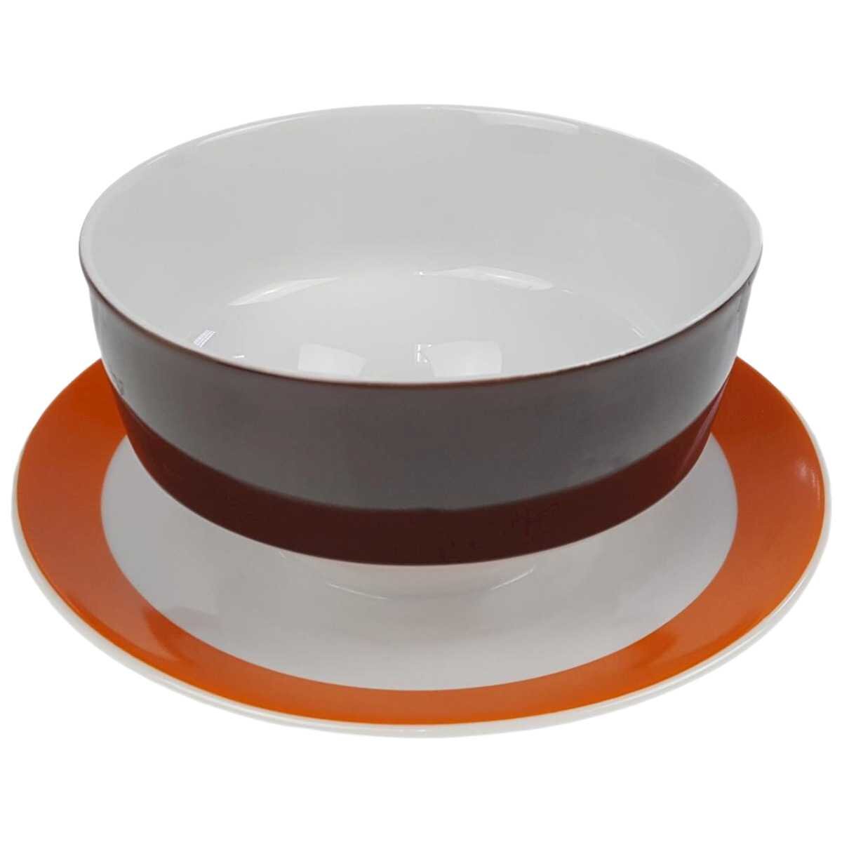 Sauciere 1tlg Eschenbach Retro Orange Braun gebraucht - gut