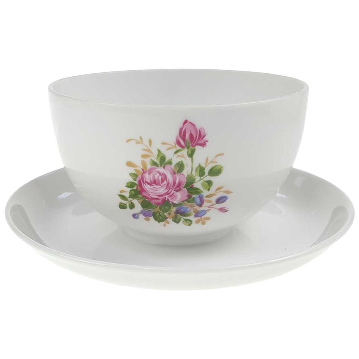Sauciere 1tlg Melitta Unbestimmten Formen Blumendekor Bunt gebraucht - gut