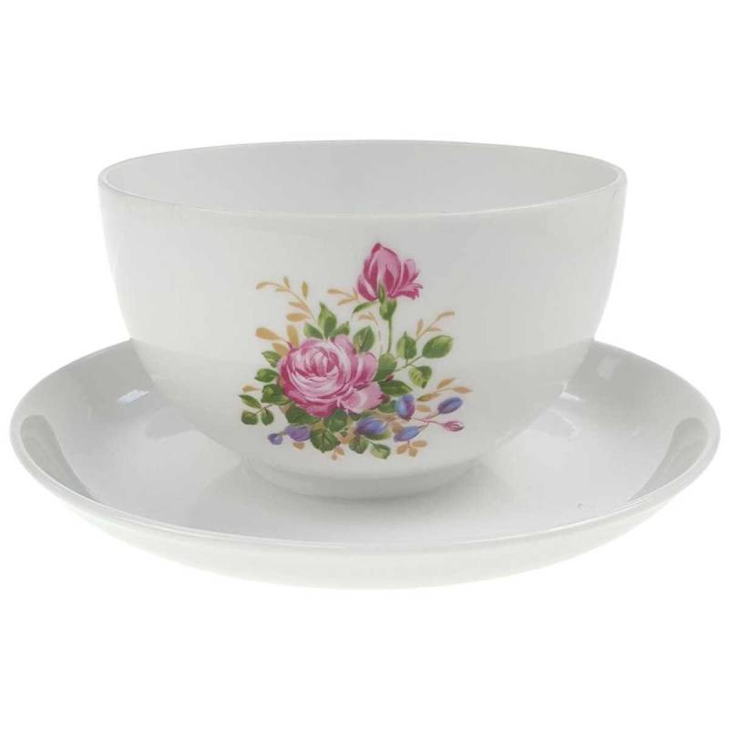 Sauciere 1tlg Melitta Unbestimmten Formen Blumendekor Bunt gebraucht - gut